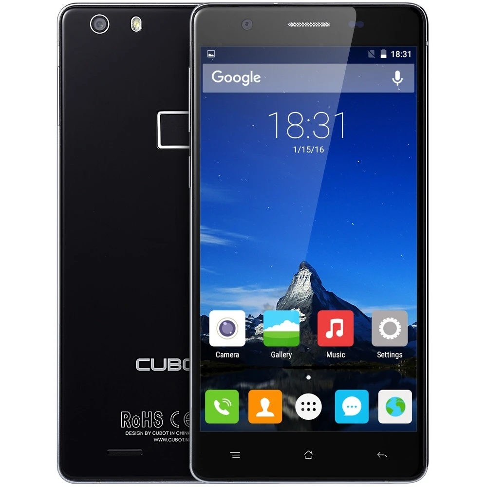 Cubot S550 Pro 4G Android 5.1 Smartphone Fingerprint ID