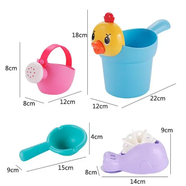 beach bucket with sprinkler hose