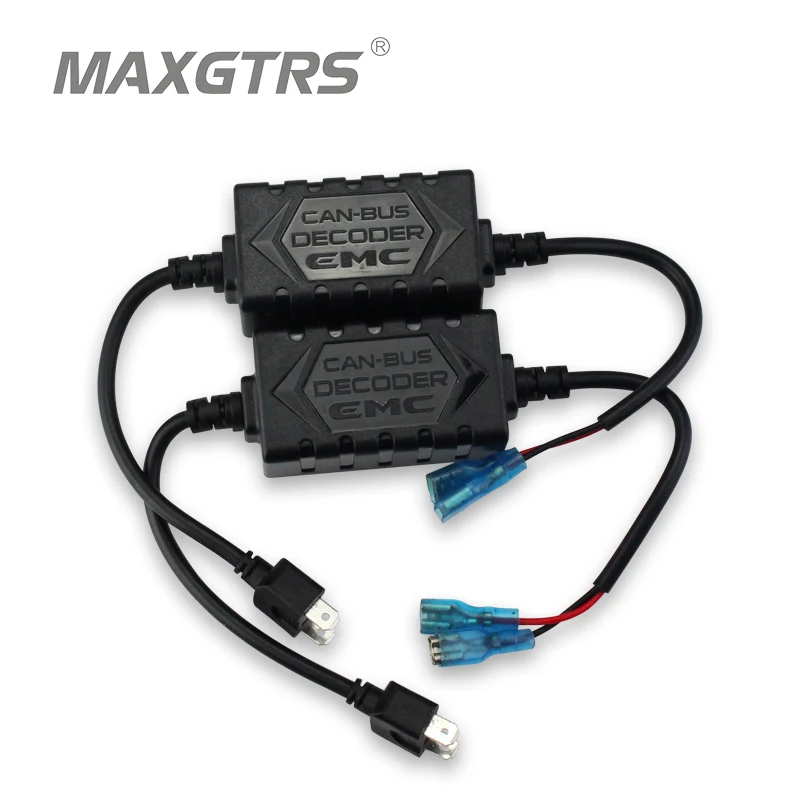 2x H1 H3 H4 H7 H8 H11 H13 9005 9006 9004 9007 EMC автомобильные светодиодный декодер HID CAN-шина с компенсатором помех головной светильник тумана светильник DRL IC без ошибок