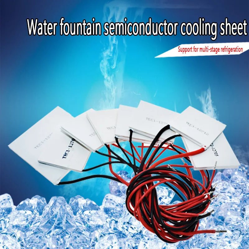 

TEC1 12703 12704 12705 12706 12708 12709 12710 12712 12715 12730 12V 6A TEC1-12706 TEC Thermoelectric Cooler Peltier DIY
