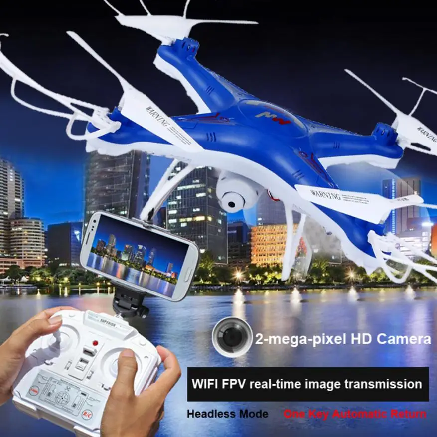 ФОТО 3 Battery WIFI HD Camera Drone FPV 2.4Ghz 4CH 6-Axis RC Quadcopter RTF Mini Drone with camera