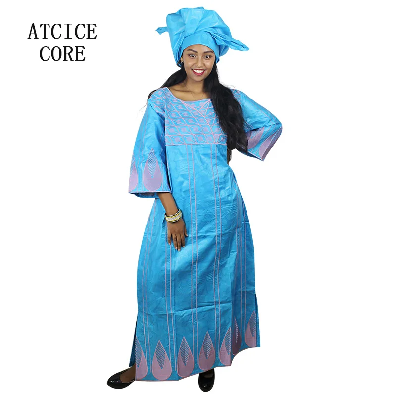 

100% cotton african dresses for women new fashion dashiki african bazin riche embroidery design clothing 101#