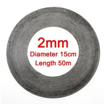 1pc Super Slim & Thin 2MM*50M Black Double Sided Adhesive Tape for Mobile Phone Touch Screen/LCD/Display Glass Top Sale 1pc Super Slim & Thin 2MM*50M Black Double Sided Adhesive Tape for Mobile Phone Touch Screen/LCD/Display Glass Top Sale