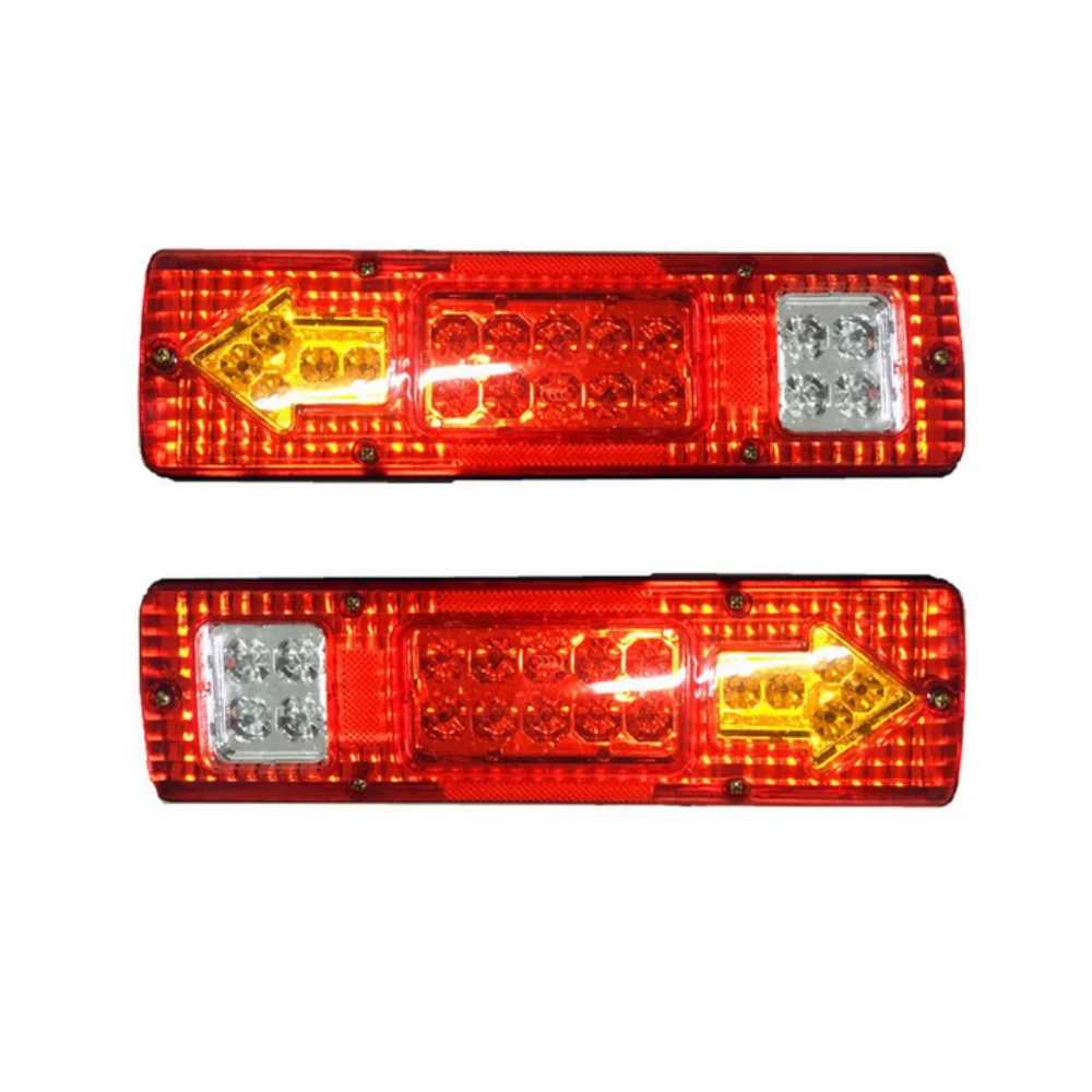 

2 pcs/lot Car Led Rear Lights Tail Stop Reverse Indicator Truck Trailer Caravan Van Rear Lamp 12-24V Durable Turn Light