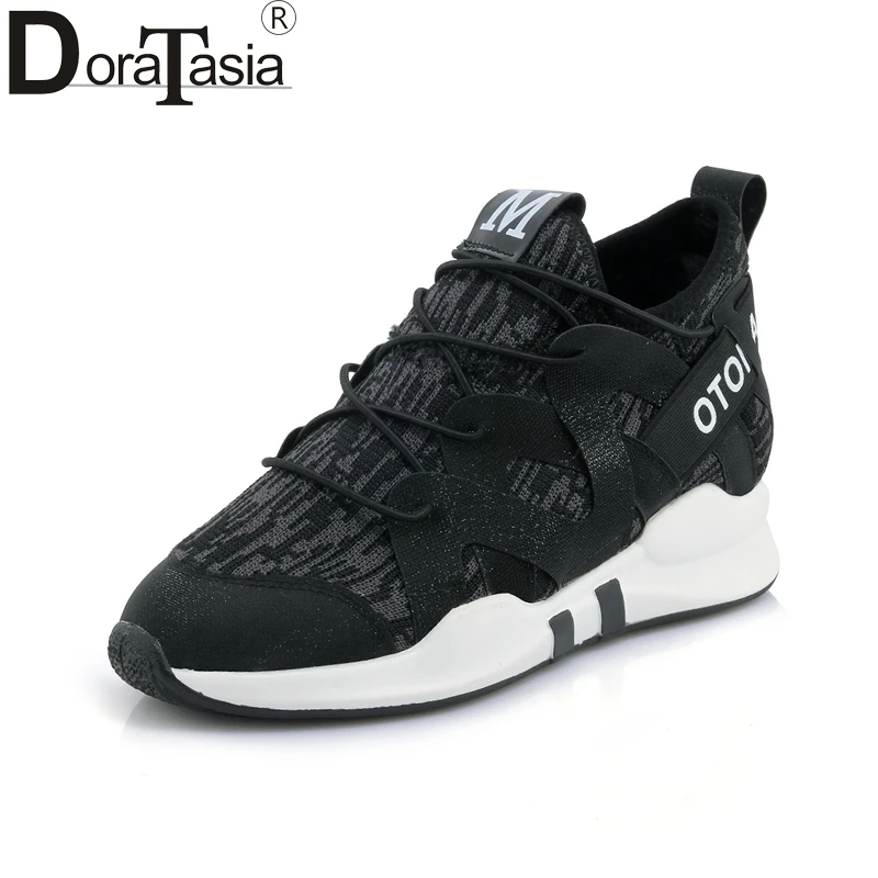 

DoraTasia Large Size 29-45 Spring Camouflage good quality fashion sneakers Soft Shoes Woman Leisure Lace Up flats Shoes