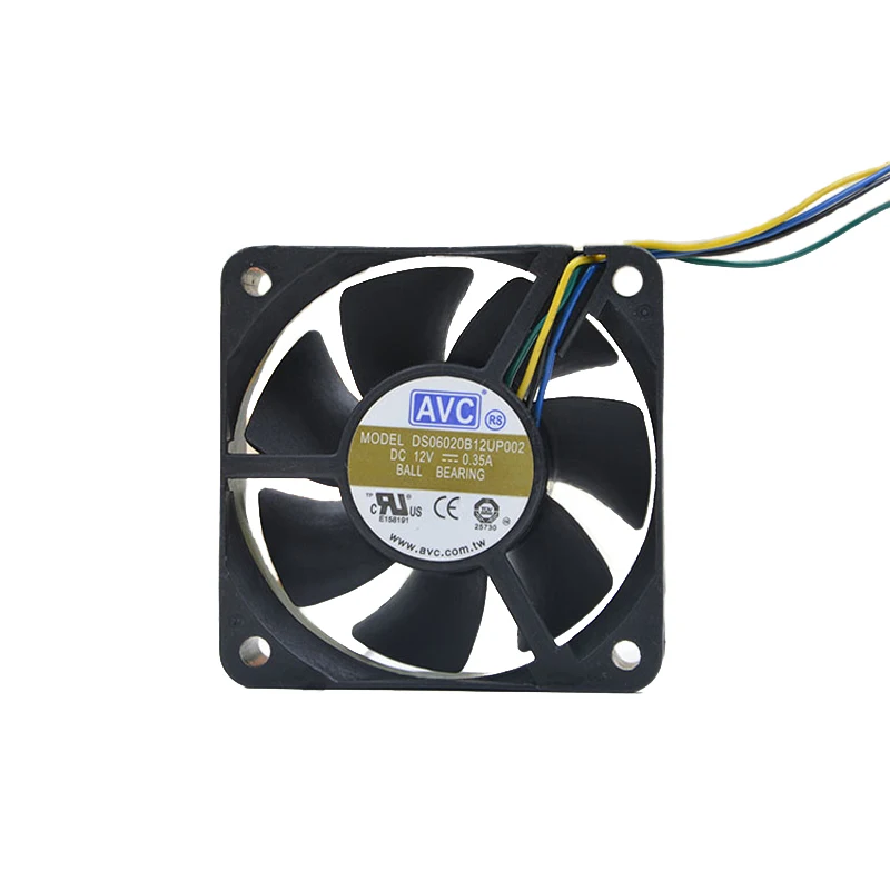AVC DS06020B12UP002 6020 12V 0.35A 4 2 W 60*60*20mm 6cm линии шарикоподшипника шасси охлаждающий