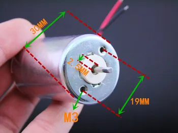 

DC 12V-24V 3600rpm-7600rpm 30mm * 57mm high torque motor generator large coil high current / DIY accessories