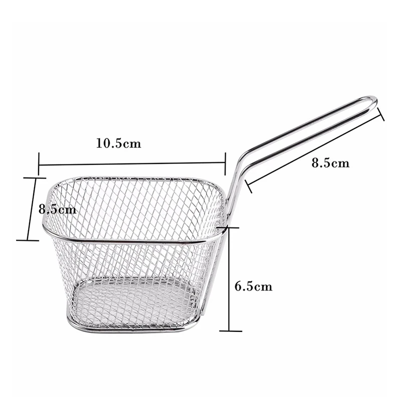 Многофункциональный дуршлаг готовка корзина для жарки из нержавеющей стали жареная корзина для вещей чип Жарка корзина для сервировки кухонные инструменты для приготовления пищи
