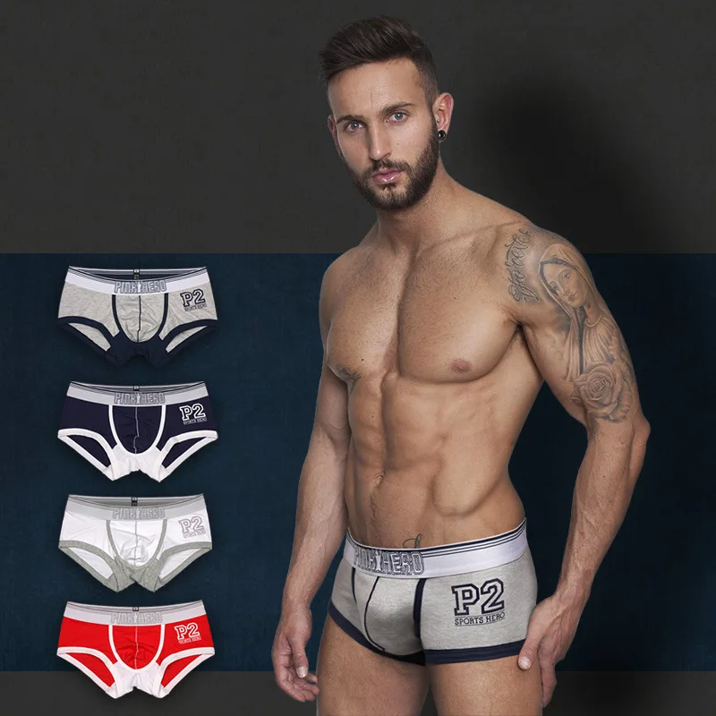 

PINK HEROES Men's Boxer male Shorts Polyester Sexy boxershorts Men cotton Underwear boxers roupa interior dos homens