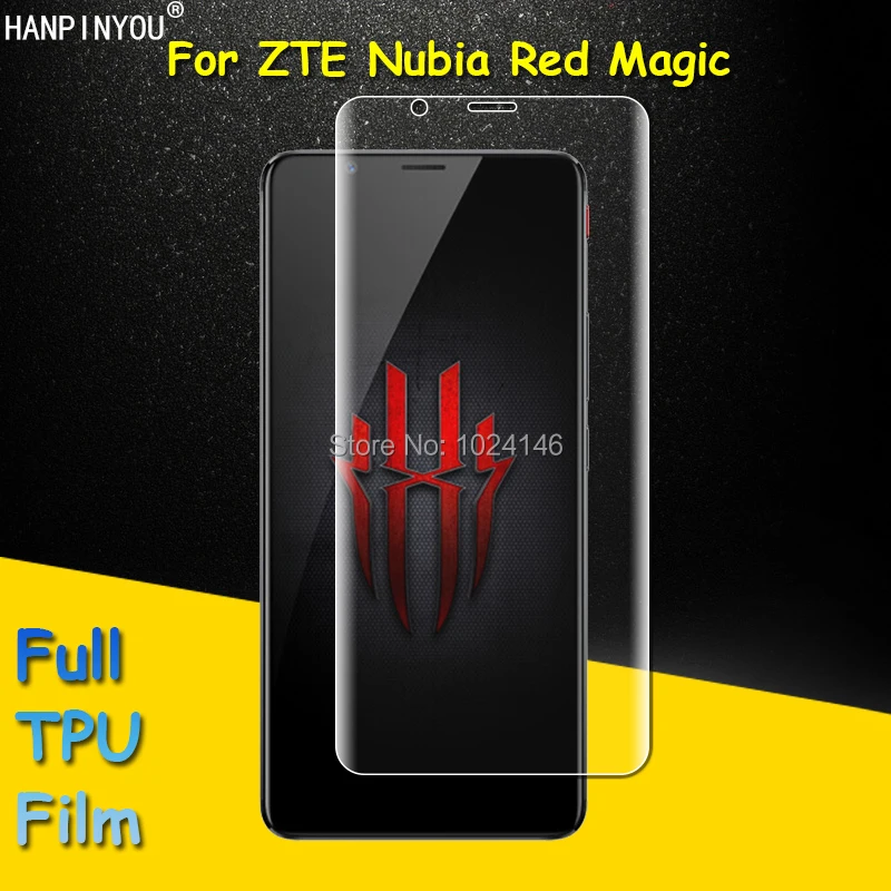 

Передняя защитная пленка из мягкого ТПУ для экрана ZTE Nubia Red Magic 6,0 ", изогнутые детали (не закаленное стекло)