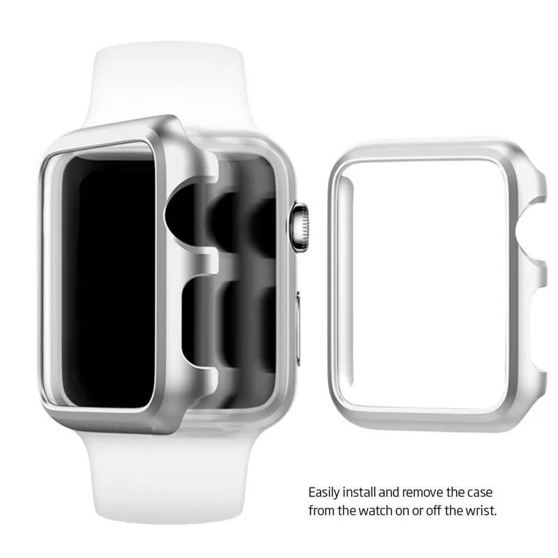 Suntaiho для apple watch 4 протектор оболочки ПК покрытие рамка для apple watch серии 1 2 3 протектор экрана 40 44 чехол для покрытие часов