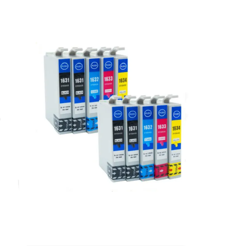 16XL картриджи с черным напылением T1631 для Epson зеркальная фотография