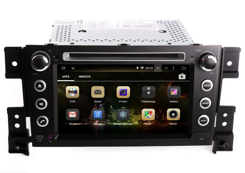 Android 9,0 автомобильный dvd-плеер для Suzuki Grand Vitara 2005-2012 с gps навигацией Радио BT USB AUX DVR wifi Аудио Стерео 4G ram