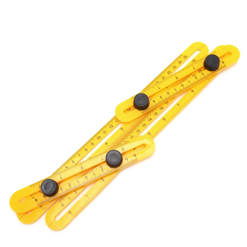 Joyería herramientas instrumento de medición ángulo-izer herramienta de plantilla regla de cuatro lados mecanismo diapositivas herramientas para joyeria