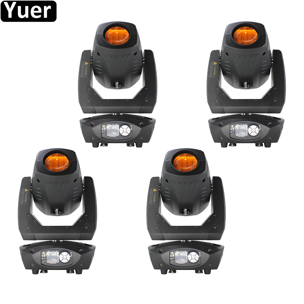 4Pcs/Lot Beam Spot Wash 3IN1 Stage Moving Head Light 200W LED Zoom Effect DMX512 Sound Party Light For DJ Disco Club Bar Wedding