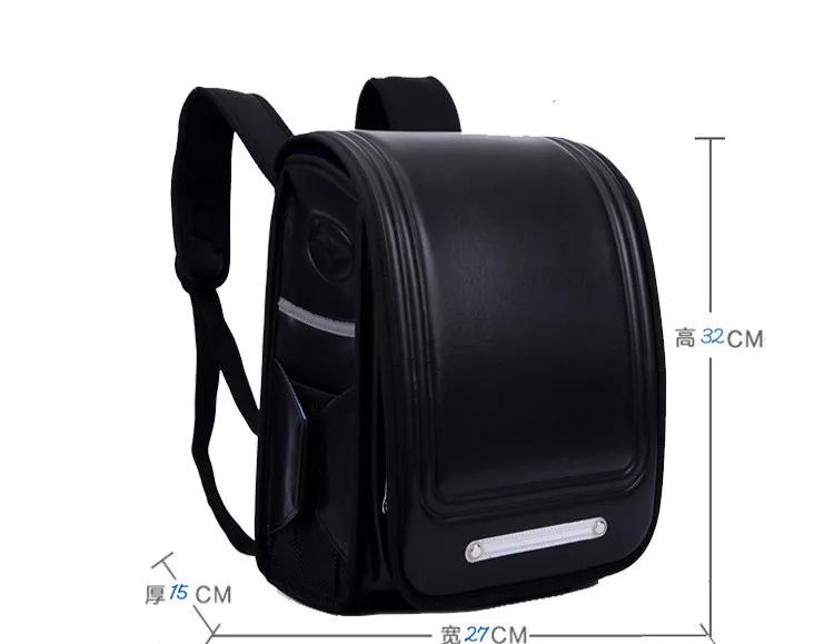 Coulomb Japanese Kids Primary School Backpack Waterproof PU Student Children Boys Load Shedding orthopedic Backpacks Daypack (23)