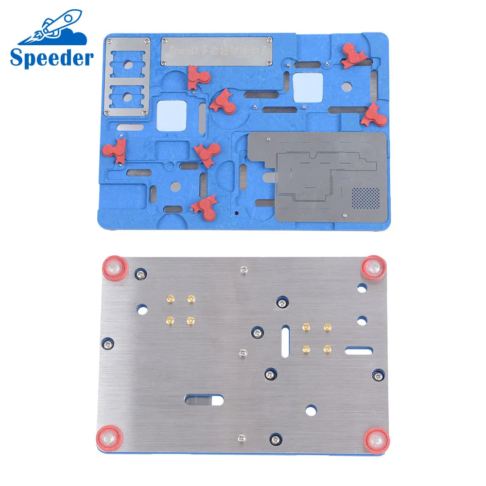 

Logic Board Clamps Repair Tool for iPhone X A11 Motherboard IC Chip Soldering Net Planting Explosion-proof Tin Fixture Holder