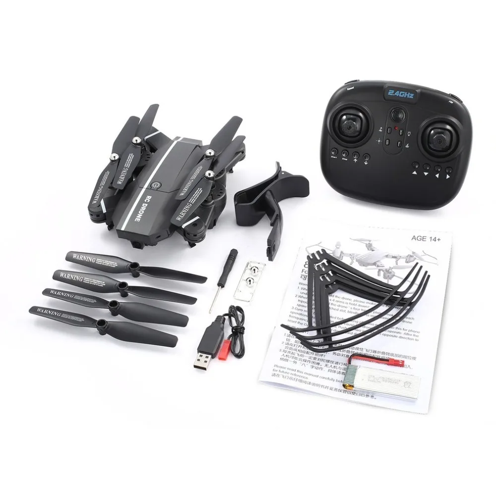 

8807W FPV Foldable Drone Selfie RC Quadcopter 4ch with 720P HD Wifi Camera Altitude Hold Headless Mode 360 degree Flips RTF