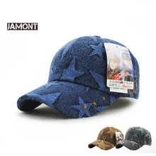 Горячая Распродажа бренд Jamont Женская Звездная кепка бейсболка от солнца шапка, сезон осень-зима уличная Женская Спортивная Кепка