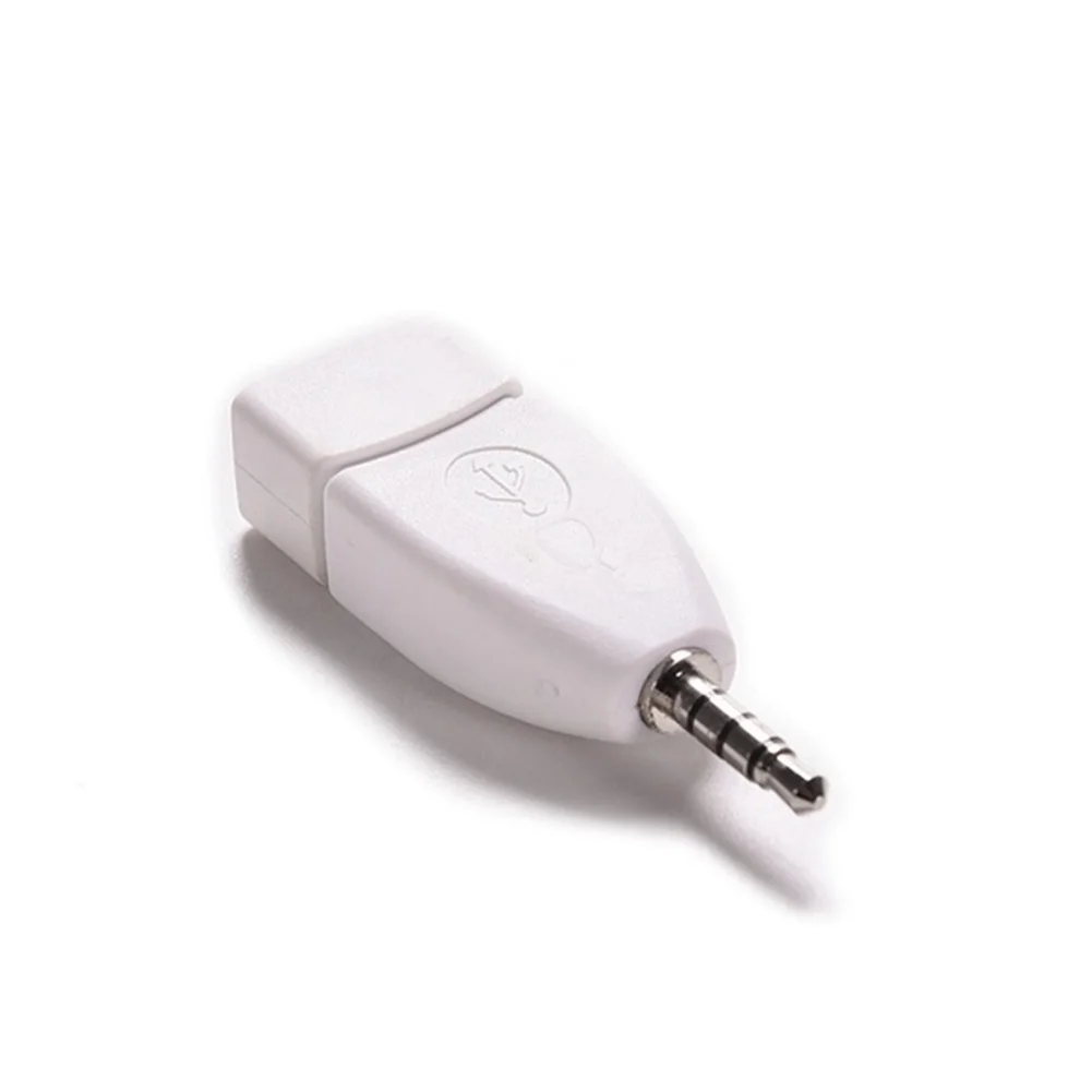 

3.5mm Male Aux Audio Plug Jack To USB 2.0 Female Converter Adapter