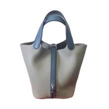 Женская сумка-тоут из натуральной кожи высокого качества, мягкая Маленькая женская сумка, яркие цвета, роскошный дизайн, кошелек с замком, женская сумка