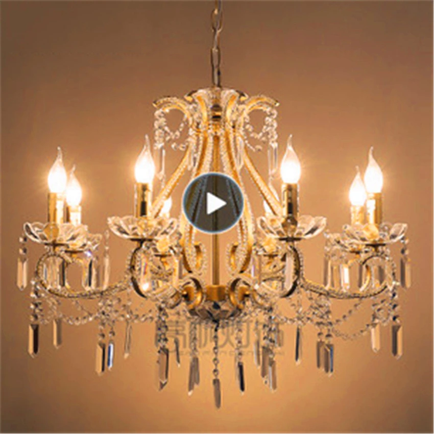 

Modern LED Crystal Pendant Lamp Bedroom Living Room Restaurant LED Chandelier Lighting Kitchen Fixtures Hanging Lamps Luminaire