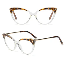 Дизайнерские винтажные женские ацетатные очки, оправа, очки, Ретро стиль, кошачий глаз, оптические прозрачные линзы, очки для чтения, UV400