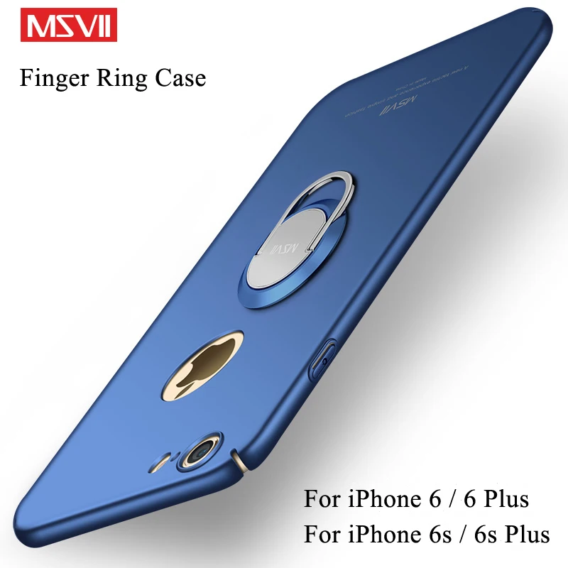 MSVII Чехлы для iPhone 6 Plus чехол Роскошный Матовый 6s металлический автомобильный