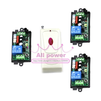 

New 1 Channel RF Wireless Remote Control Switch Output For Lighting 220V 110V