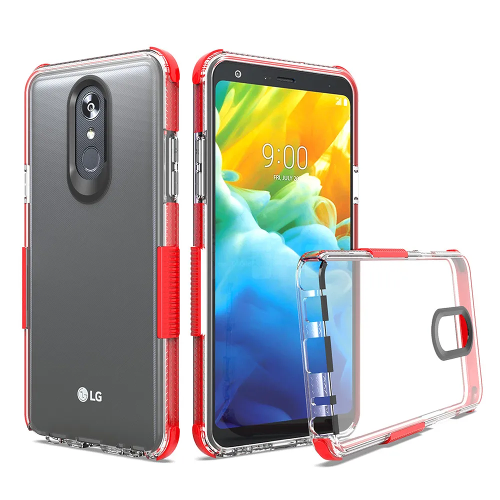 Download For LG Stylo 5 Ultra Thin Transparent Clear Case Hard Acrylic Back TPU Anti Scratch Shockproof ...