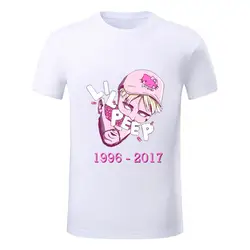 Мужская футболка в стиле хип-хоп с надписью Raper Lil Peep memorative, летние мягкие белые топы с принтом, унисекс, Детская футболка Lil Peep Cry, HCP1721
