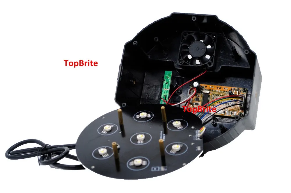 8xLot Заводские продажи 8 каналов Светодиодный плоский Par свет 7x10 Вт RGBW 4в1 DJ фермы DMX512 Master Slave светодиодный плоский DJ контроллер оборудования