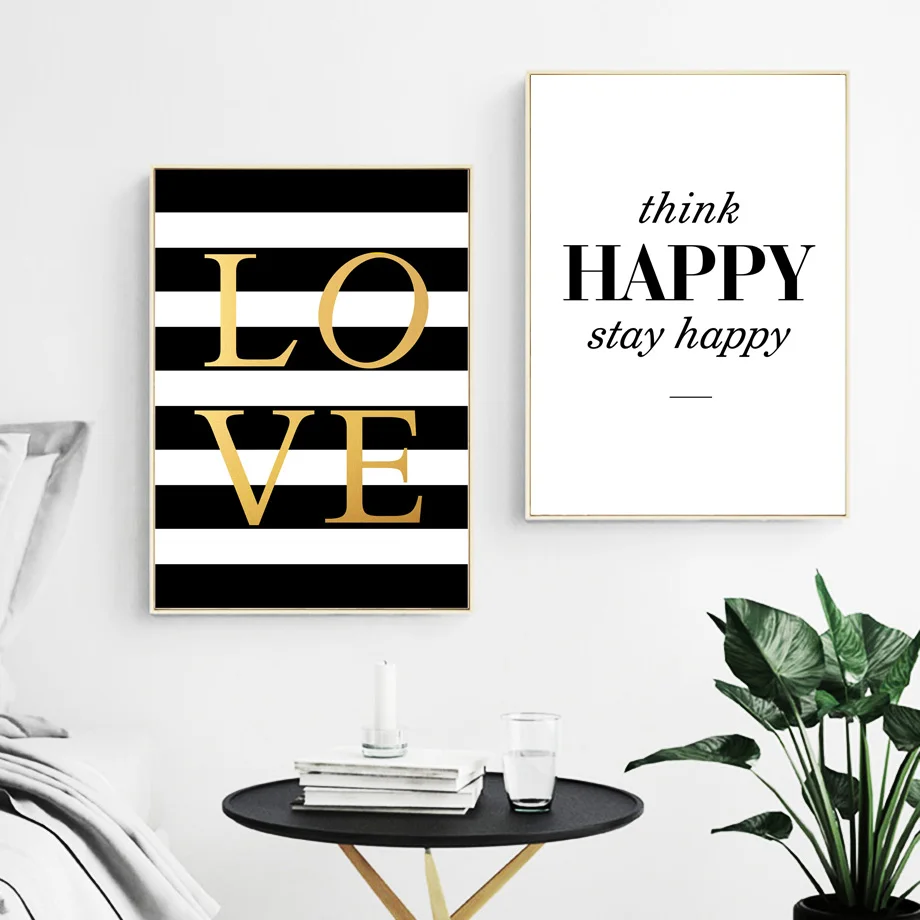 Love-Happy-Quote-Wall-Art-Canvas-Painting-Nordic-Posters-And-Prints-Canvas-Art-Print-Wall-Pictures