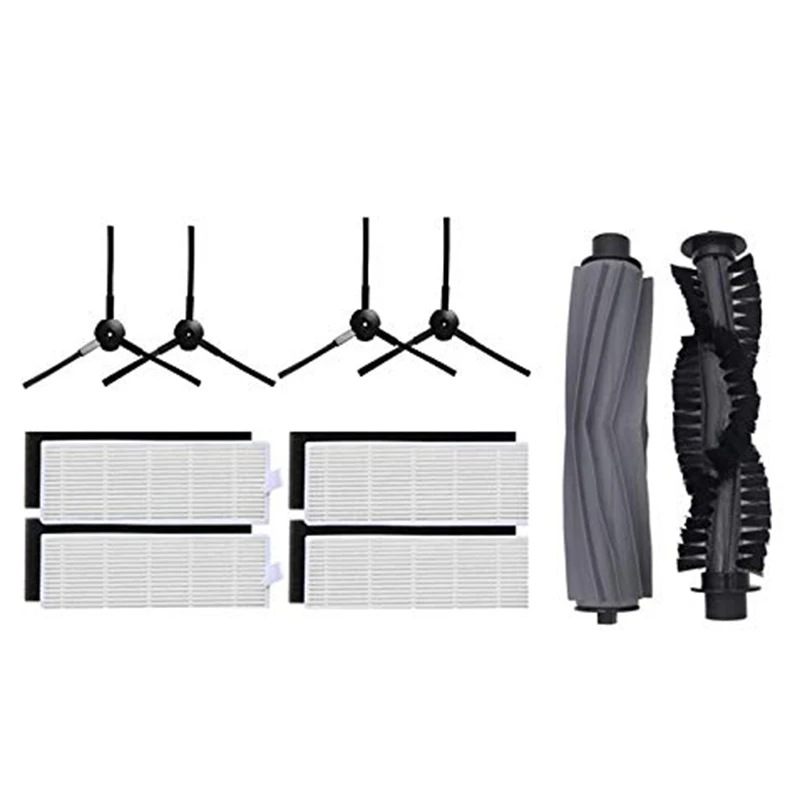 

1 Pair Main Brush + 4Hepa Filter + 4Side Brushes For Chuwi Ilife A6 A8 X620 X623 Robot Vacuum Cleaner Parts Ilife A8 Accessori