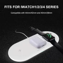 3 в 1 Беспроводной Зарядное устройство станция Подставка держатель телефона док станция для iPhone для мобильного часо-для Airpods зарядная док-станция