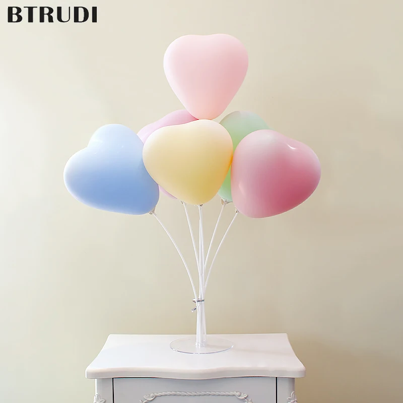 BTRUDI 10 шт./лот утолщенные разноцветные шары в форме сердца дюймов романтическое