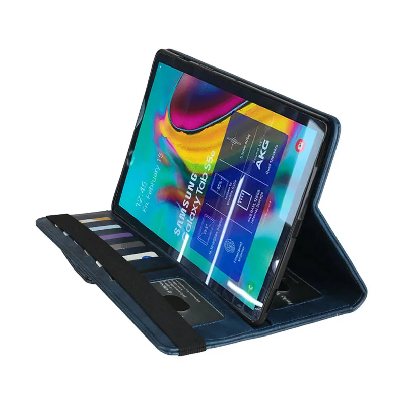 Чехол книжка для Samsung Tab SM T725 в стиле ретро с откидной крышкой и подставкой Galaxy S5e