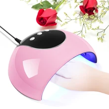 Лампа для ногтей 24 Вт Сушилка для ногтей УФ-лампа светодиодный светильник для ногтей Гель-лак отверждения свет дизайн ногтей салонные инструменты 8 шт. фотополимеризатор