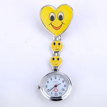 2017 New Arrival Nurse Watch Smile Face Medical Quartz Wristwatches 7 colors for option