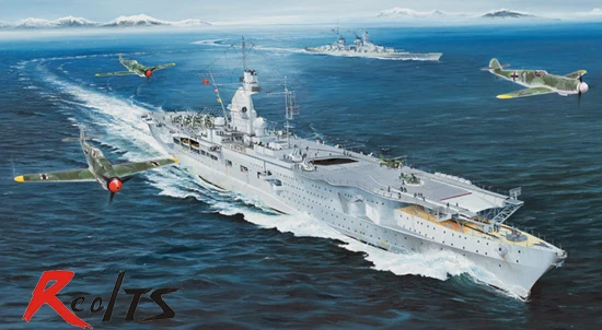 RealTS Trumpeter 05628 1/350 German Navy Aircraft Carrier DKM Peter Strasser Model Kits
