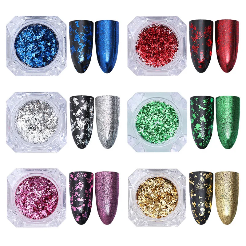 1 коробка для ногтей блестящие хлопья блестящие 3D шестигранные цветные блестки для ногтей блестки лак для маникюра украшения для ногтей