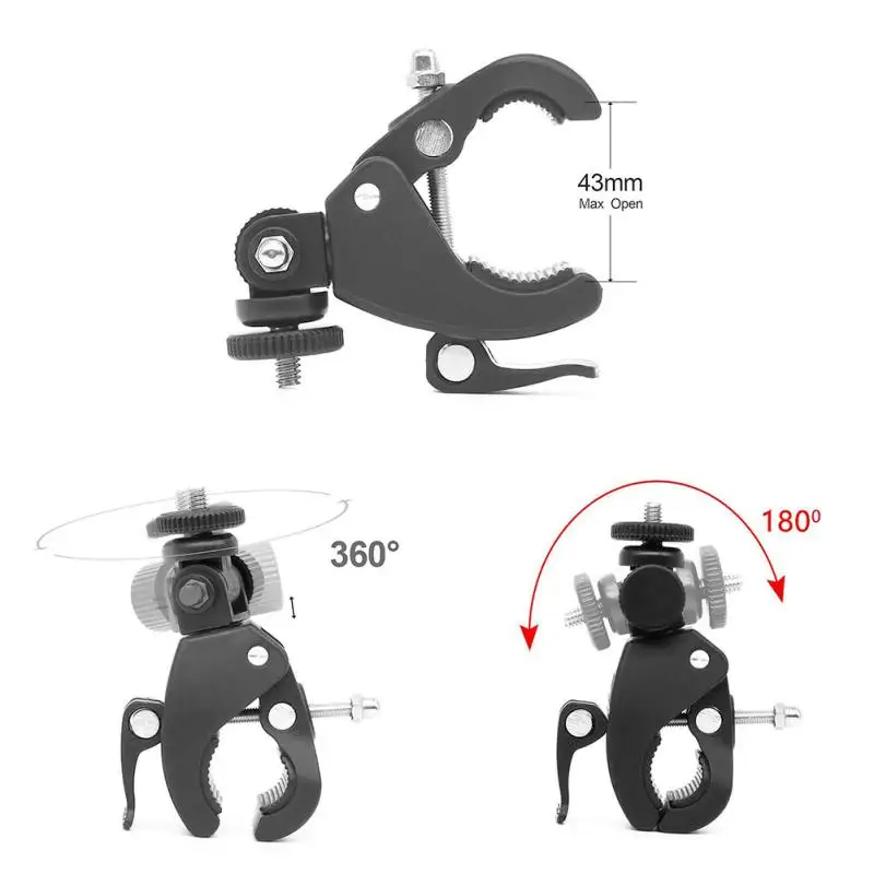 Universal Mobile Phone Mount Holder Stand 360 Degree Rotation Tripod Monopod Clamp Clip for Webcam Live Video Chat Taking Photos