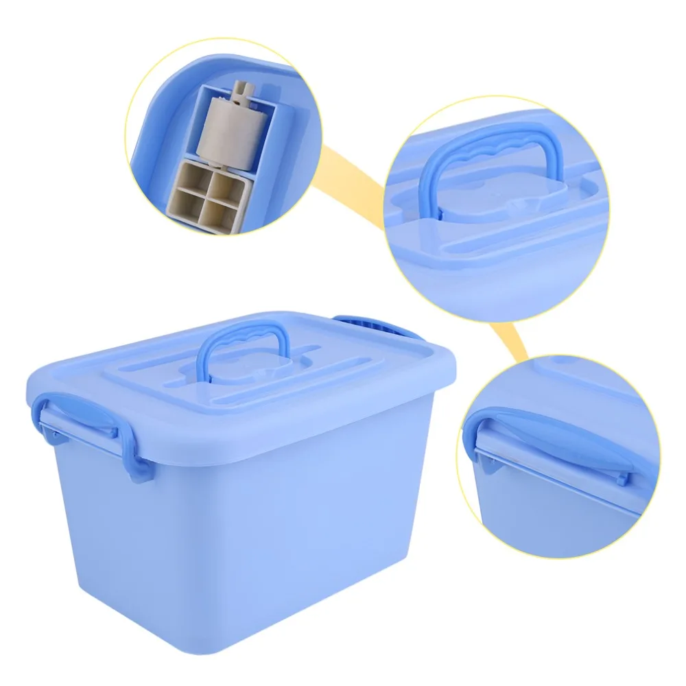 

3Pcs/set 23L Plastic Storage Box Home Organizer Jewelry Necklace Clothes Holder Large Capacity Container Kitchen Home Supplies
