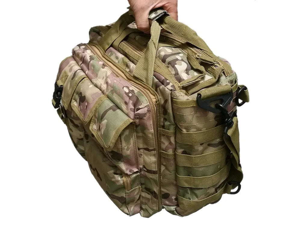 Мульти-Карманы Мужская сумка через плечо военная сумка для ноутбука сумка для 1" 15" ноутбука Портфель камера для ноутбука сумки