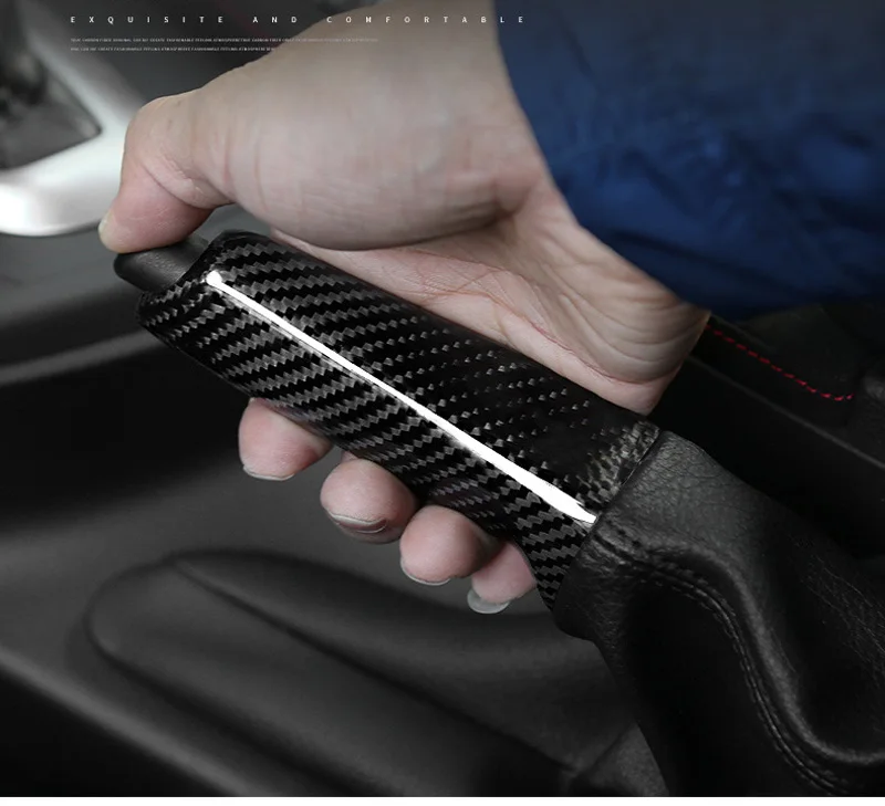 Автомобиль углеродного волокна подкладке ручка ручного тормоза Стикеры для BMW X1 1 2 3 4 серии GT M3 M4 E90 F20 F21 F30 F34 F32 F35 E84 так на