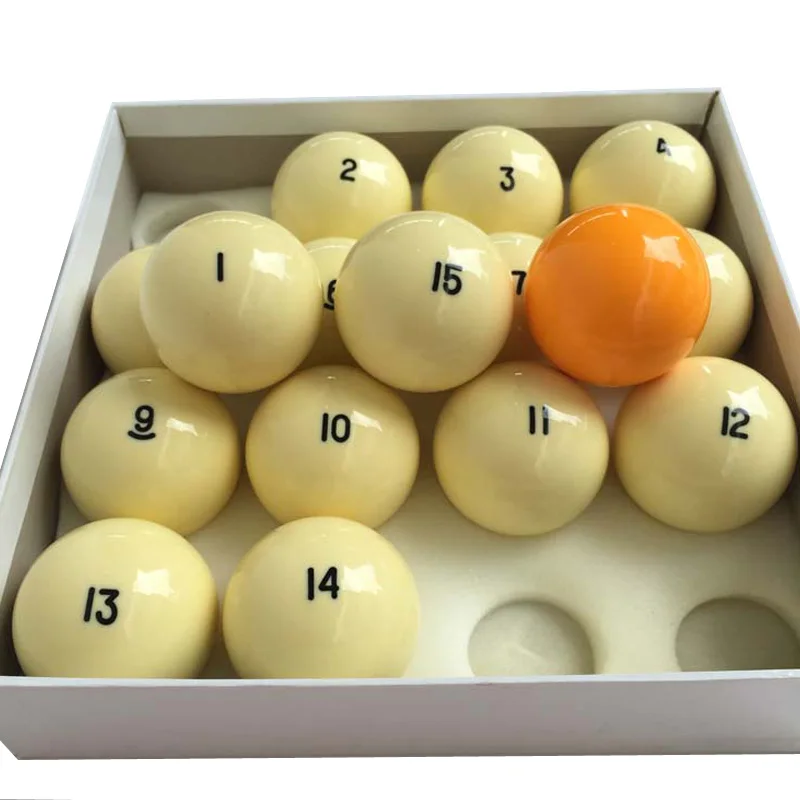1pc single Billiard Pool Ball 68mm Resin Russian Billiard Balls NO1-NO15 Yellow Cue ball(Optional) High Quality