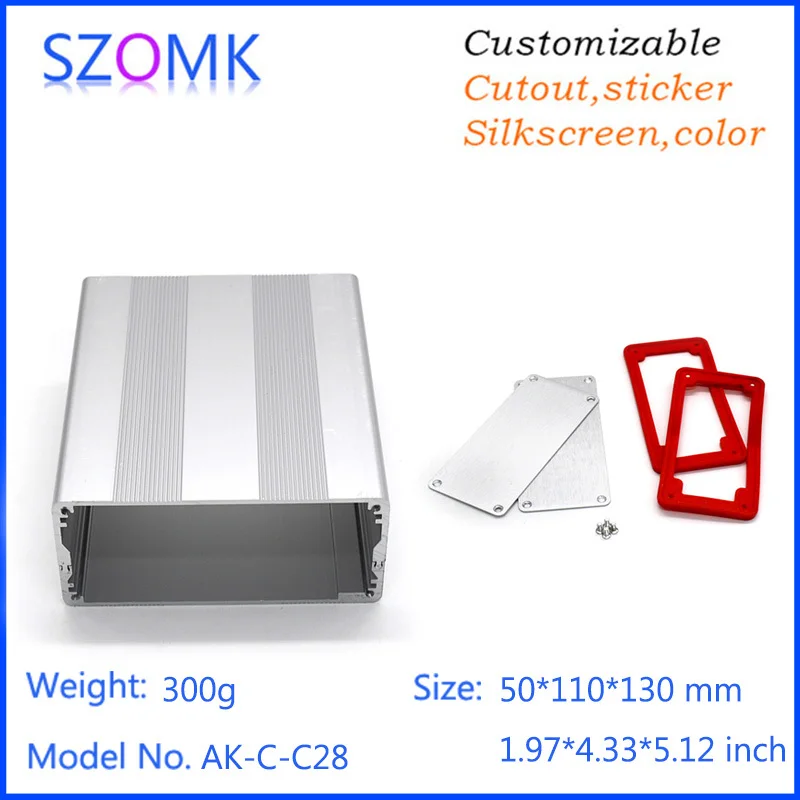 aluminum extruded enclosure project box instrument enclosure junction housing szomk chassis outlet boxes (7).jpg