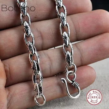 

925 sterling silver men's bracelet fashion jewelry ancient Maya European fashion classic men's bracelet Engagement wedding gift