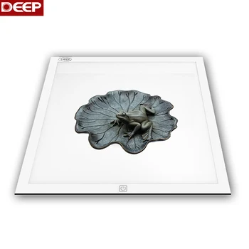 

LED Shadowless Bottom Light Pad Photo Background Outline Back Light Table Top Lighting 38x38cm