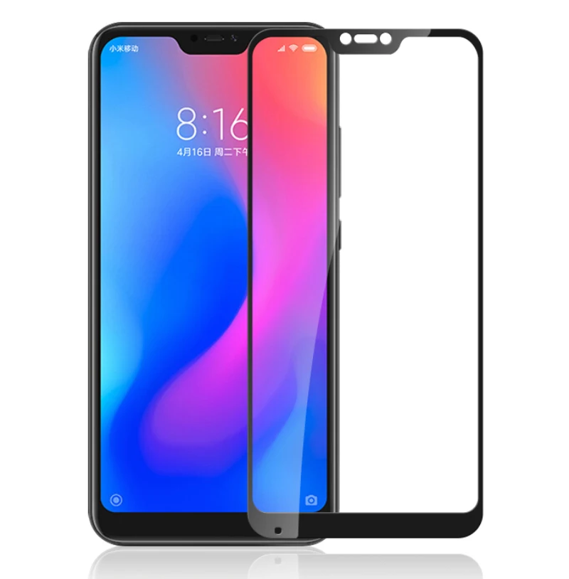 Полное покрытие закаленное стекло для Redmi Note6 6A A 6 Pro S2 Y2 стеклянная Защитная